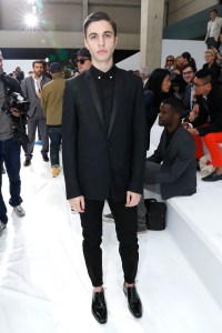 PARIS, FRANCE - JUNE 29:  Alex Fleming aka Black Atlass attends Dior Homme Menswear Spring/Summer 2014 Show as part of the Paris Fashion Week on June 29, 2013 in Paris, France.  (Photo by Petroff/Dufour/Getty Images)