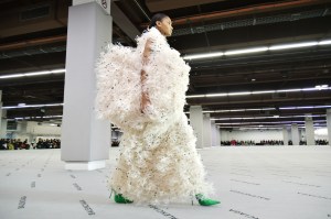 An archive-inspired design at the Balenciaga fall ready-to-wear show.7