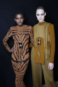 Backstage at Balmain RTW Fall 2017