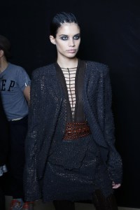 Backstage at Balmain RTW Fall 2017