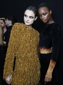 Backstage at Balmain RTW Fall 2017