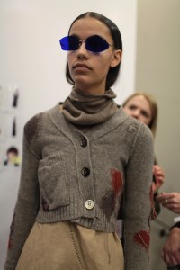 Backstage at Acne Studios RTW Fall 2017