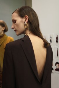 Backstage at Acne Studios RTW Fall 2017
