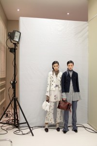 Backstage at Acne Studios RTW Fall 2017