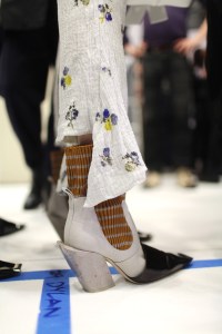 Backstage at Acne Studios RTW Fall 2017