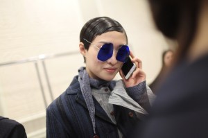Backstage at Acne Studios RTW Fall 2017