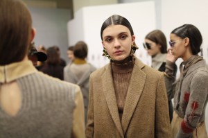 Backstage at Acne Studios RTW Fall 2017