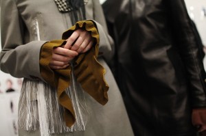 Backstage at Acne Studios RTW Fall 2017