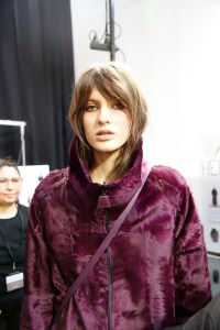 Backstage at Akris RTW Fall 2017