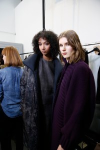 Backstage at Akris RTW Fall 2017