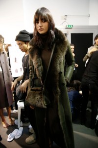 Backstage at Akris RTW Fall 2017