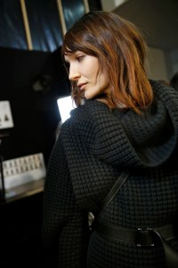 Backstage at Akris RTW Fall 2017