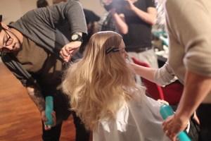 Backstage at Alexis Mabille RTW Fall 2017