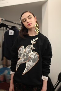 Backstage at Alexis Mabille RTW Fall 2017