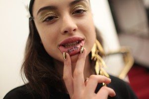 Backstage at Alexis Mabille RTW Fall 2017
