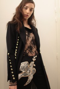 Backstage at Alexis Mabille RTW Fall 2017
