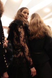 Backstage at Alexis Mabille RTW Fall 2017