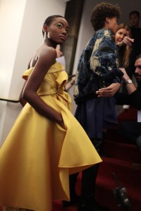 Backstage at Alexis Mabille RTW Fall 2017