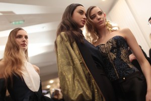Backstage at Alexis Mabille RTW Fall 2017