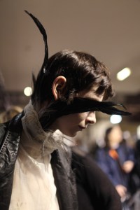 Backstage at Ann Demeulemeester RTW Fall 2017