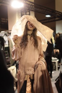 Backstage at Ann Demeulemeester RTW Fall 2017