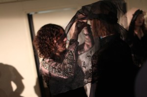 Backstage at Ann Demeulemeester RTW Fall 2017