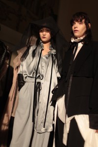 Backstage at Ann Demeulemeester RTW Fall 2017