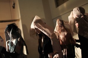 Backstage at Ann Demeulemeester RTW Fall 2017