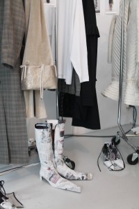 Backstage at Anne Sofie Madsen RTW Fall 2017