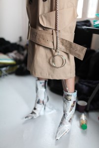 Backstage at Anne Sofie Madsen RTW Fall 2017