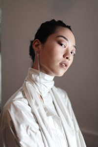 Backstage at Anne Sofie Madsen RTW Fall 2017