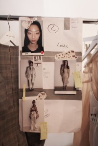 Backstage at Anne Sofie Madsen RTW Fall 2017