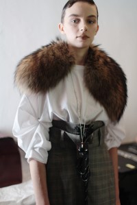 Backstage at Anne Sofie Madsen RTW Fall 2017