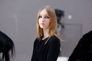Backstage at Chloé RTW Fall 2017