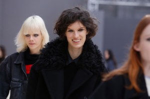 Backstage at Chloé RTW Fall 2017