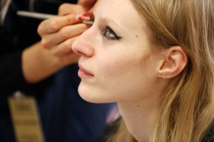 Backstage at Chloé RTW Fall 2017