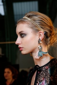Backstage at Elie Saab RTW Fall 2017