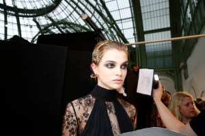 Backstage at Elie Saab RTW Fall 2017