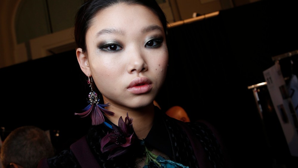 Backstage at Elie Saab RTW Fall 2017
