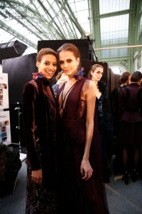 Backstage at Elie Saab RTW Fall 2017