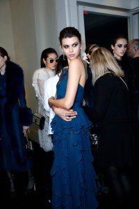 Backstage at Elie Saab RTW Fall 2017