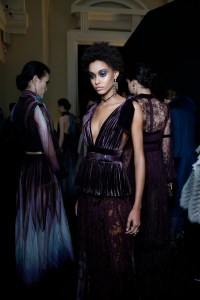 Backstage at Elie Saab RTW Fall 2017