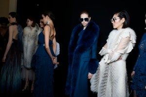 Backstage at Elie Saab RTW Fall 2017