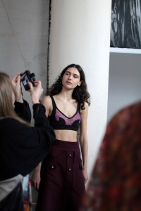 Backstage at Ellery RTW Fall 2017