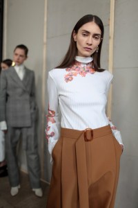 Backstage at Ellery RTW Fall 2017