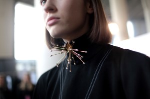 Backstage at Ellery RTW Fall 2017