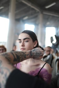 Backstage at Ellery RTW Fall 2017