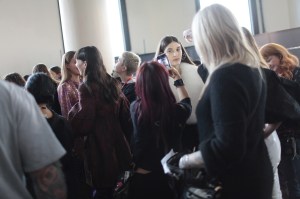 Backstage at Ellery RTW Fall 2017