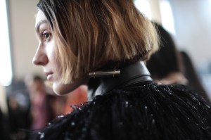 Backstage at Ellery RTW Fall 2017