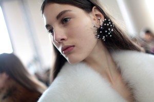 Backstage at Ellery RTW Fall 2017